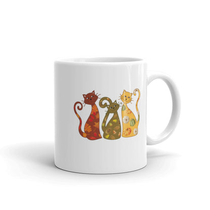 Festive Fall Cats Mug