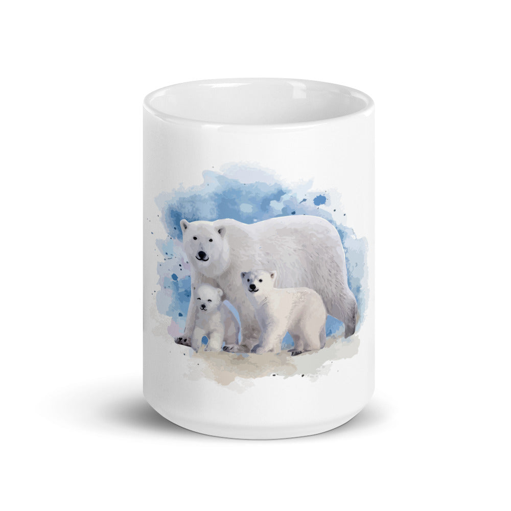 Polar Bear Family Mug