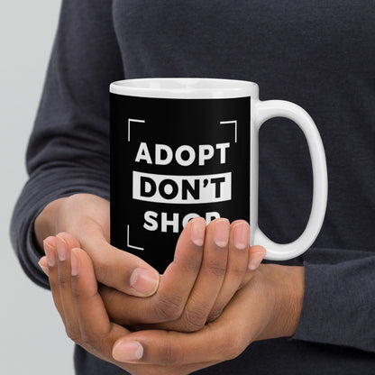 Adopt Don't Shop Snapshot Mug