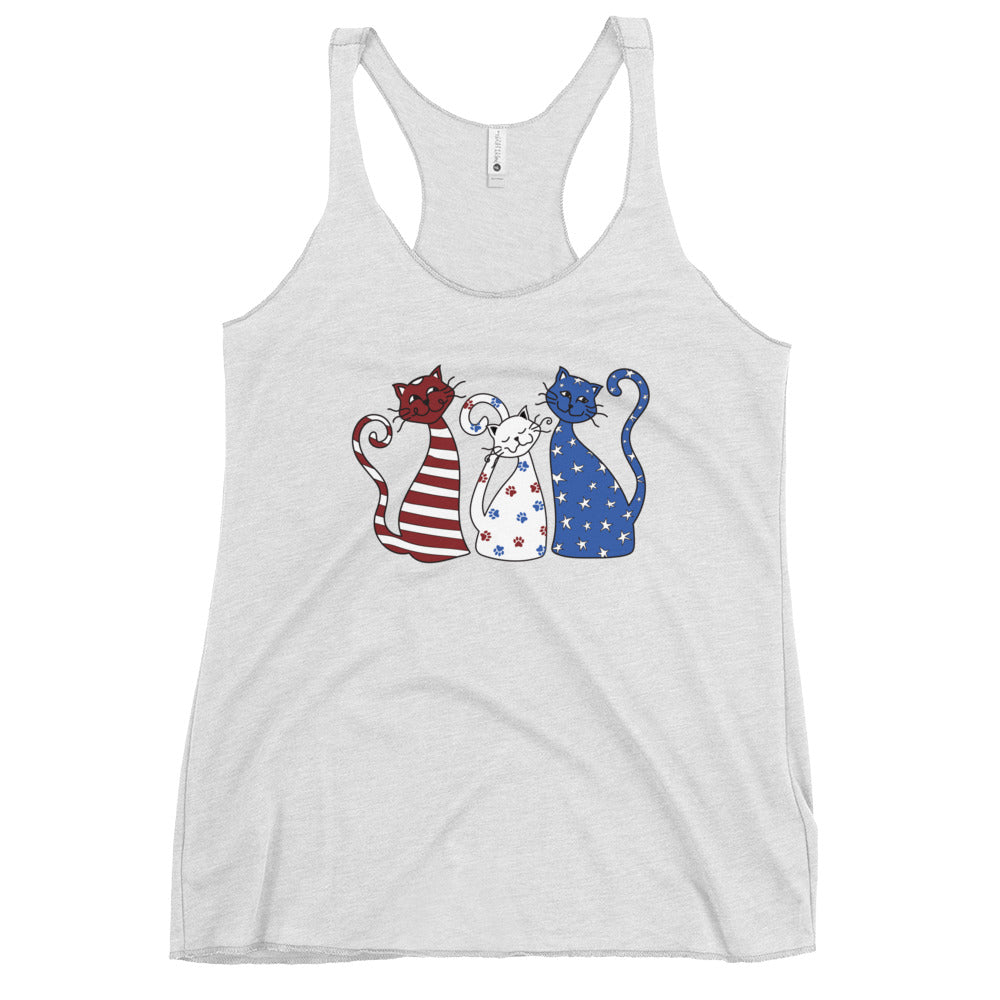 Whimsy Americana Cats Tank