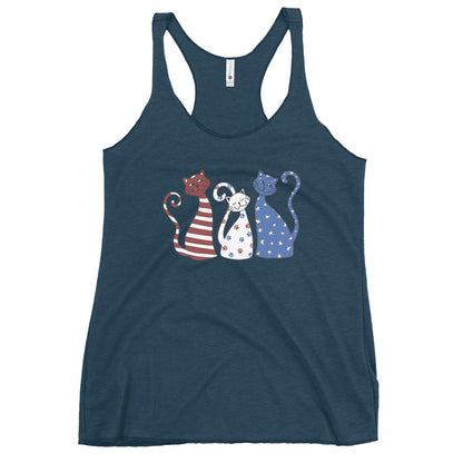 Whimsy Americana Cats Tank