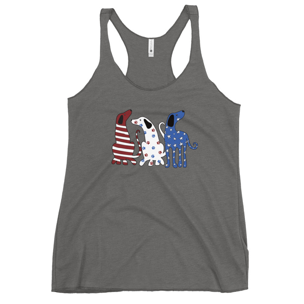 Whimsy Americana Dogs Tank