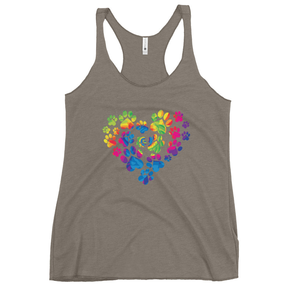 Anniversary Paw Print Love Tank