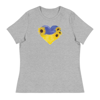 Love For Ukraine Sunflowers Women's Relaxed T-Shirt