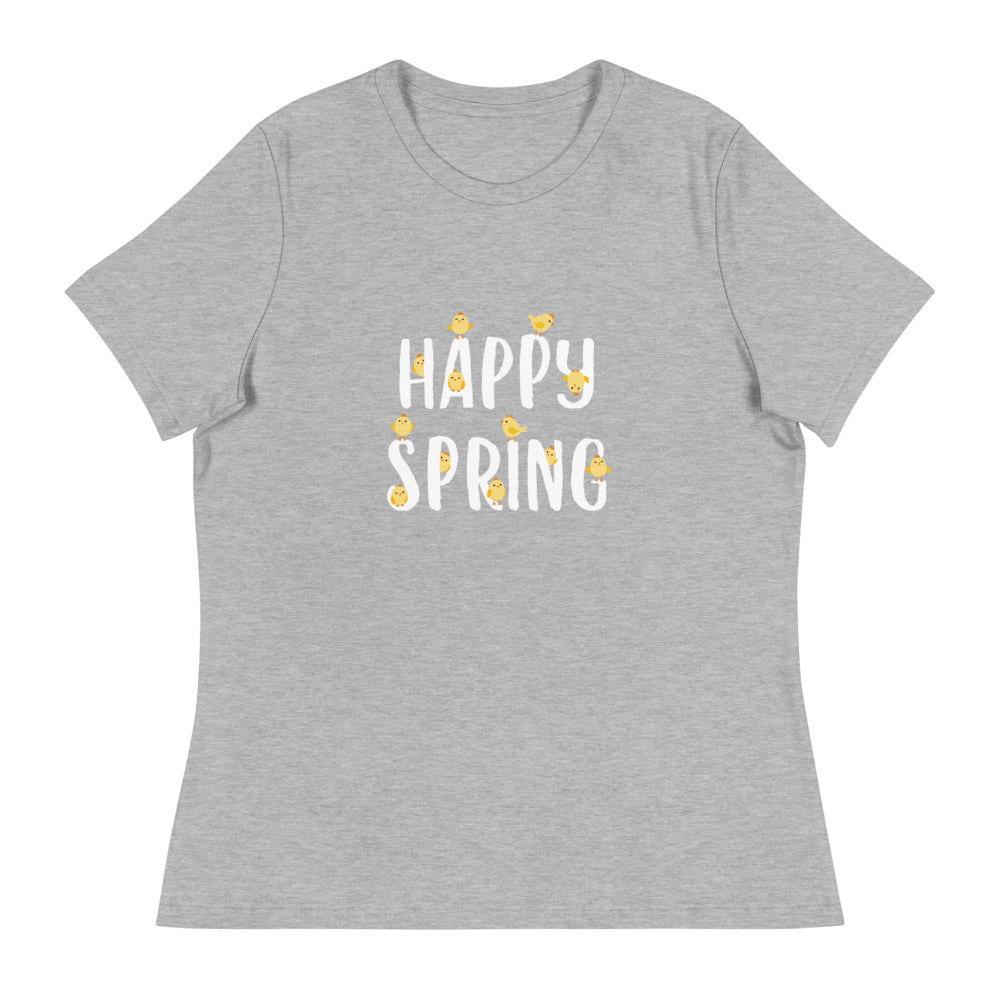 Hello Spring Chicks Women's Relaxed T-Shirt