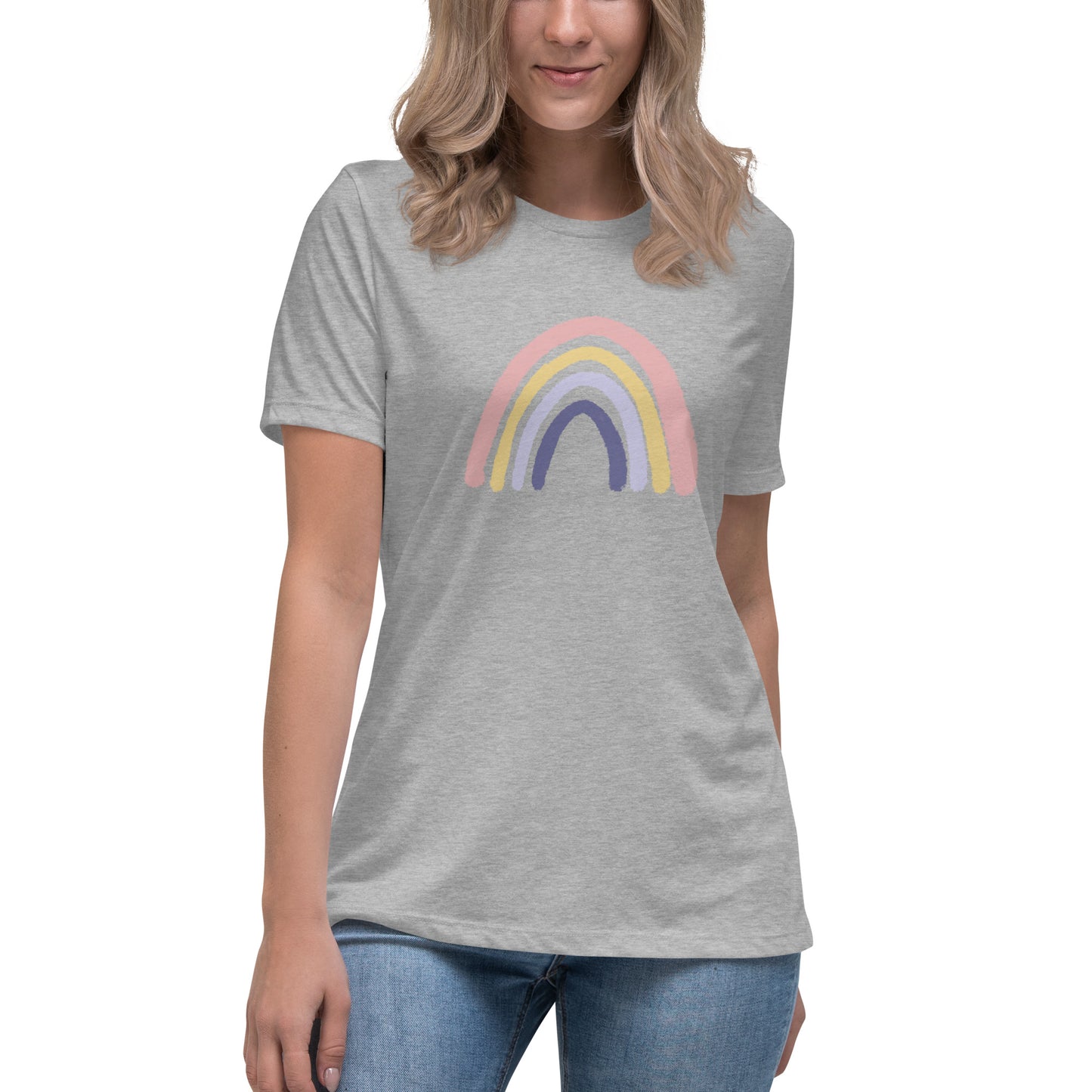 Watercolor Rainbow Women's Relaxed T-Shirt