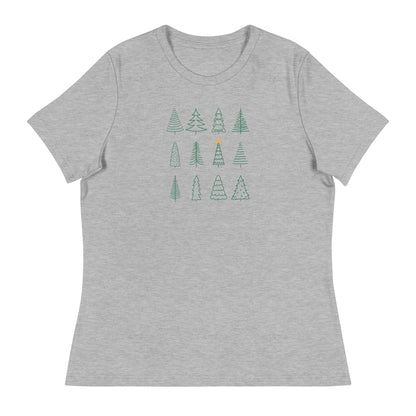 Christmas Trees Women's Relaxed T-Shirt