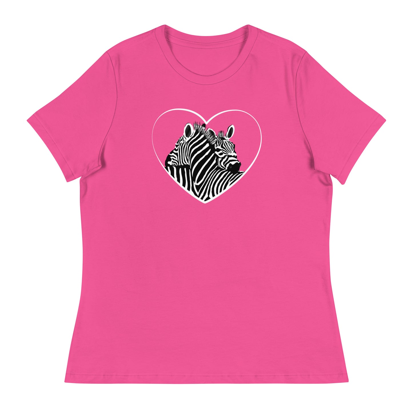 Hugging Zebras Women's Relaxed T-Shirt