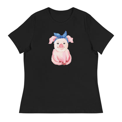 Pretty Pink Piglet Women's Relaxed T-Shirt