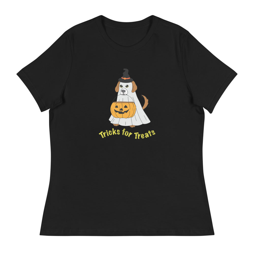 Trick or Treat Dog Women's Relaxed T-Shirt