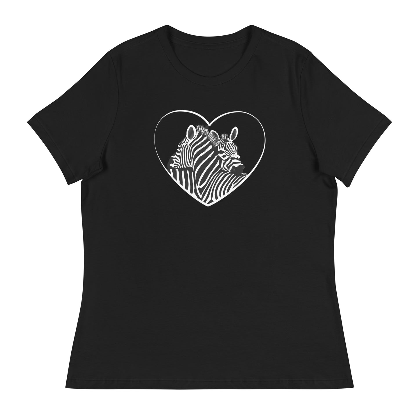 Hugging Zebras Women's Relaxed T-Shirt