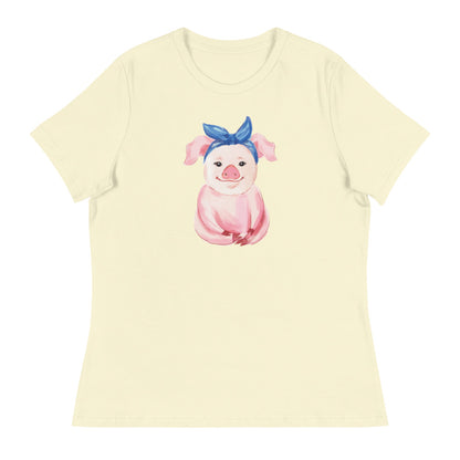 Pretty Pink Piglet Women's Relaxed T-Shirt