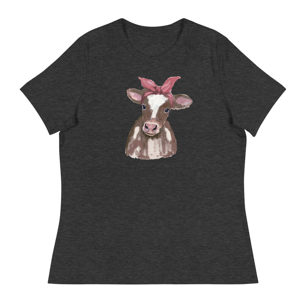 Cute Cow Women's Relaxed T-Shirt