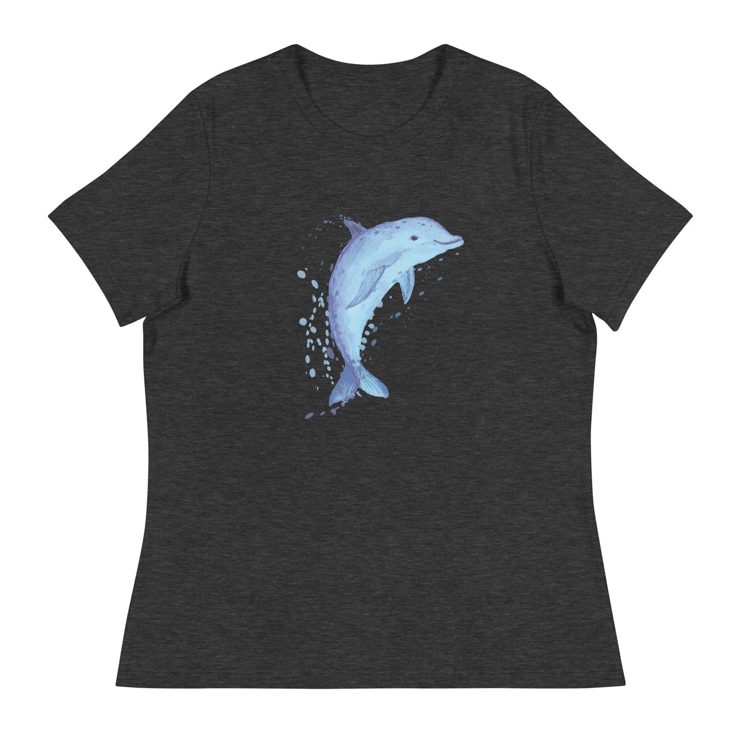 Sweet & Splashing Dolphin Women's Relaxed T-Shirt