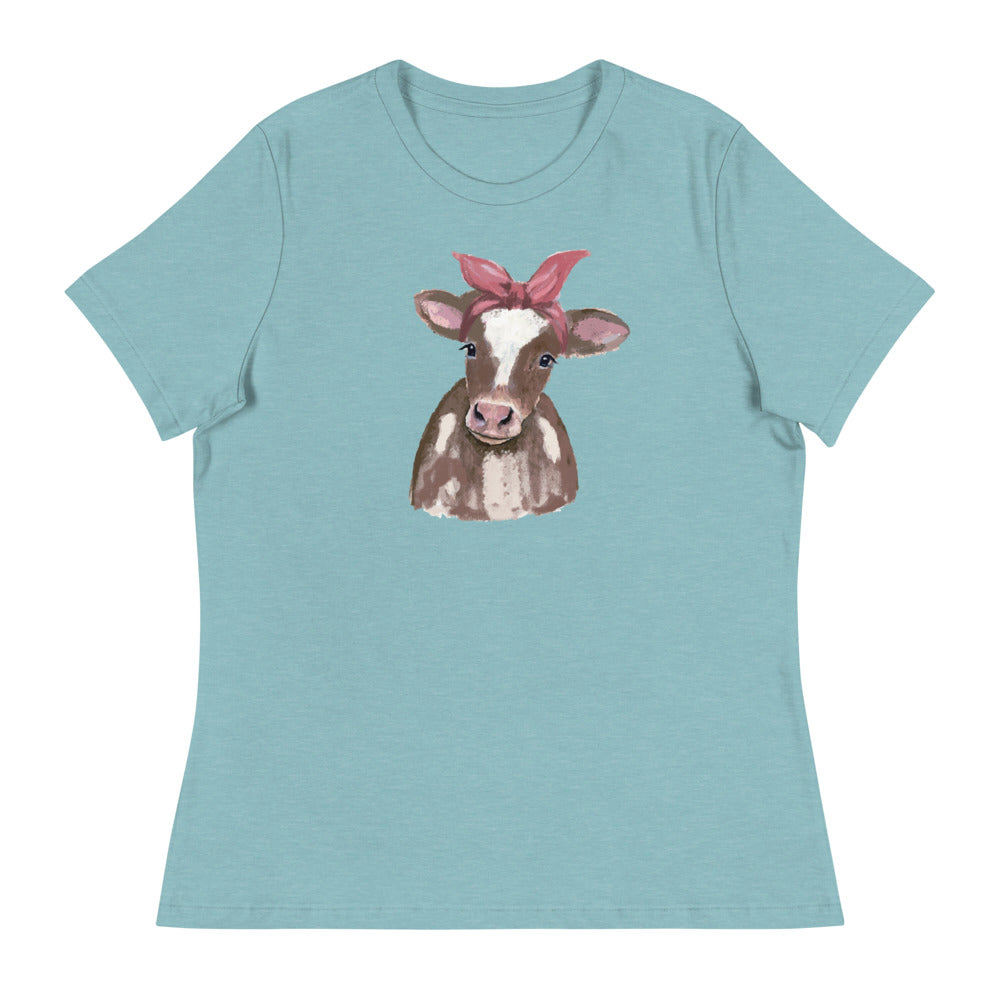 Cute Cow Women's Relaxed T-Shirt