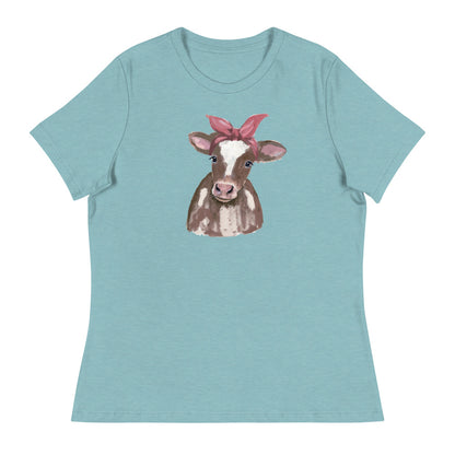 Cute Cow Women's Relaxed T-Shirt