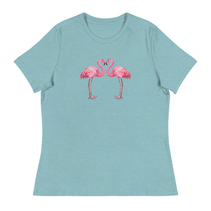 Flamingo Love Women's Relaxed T-Shirt