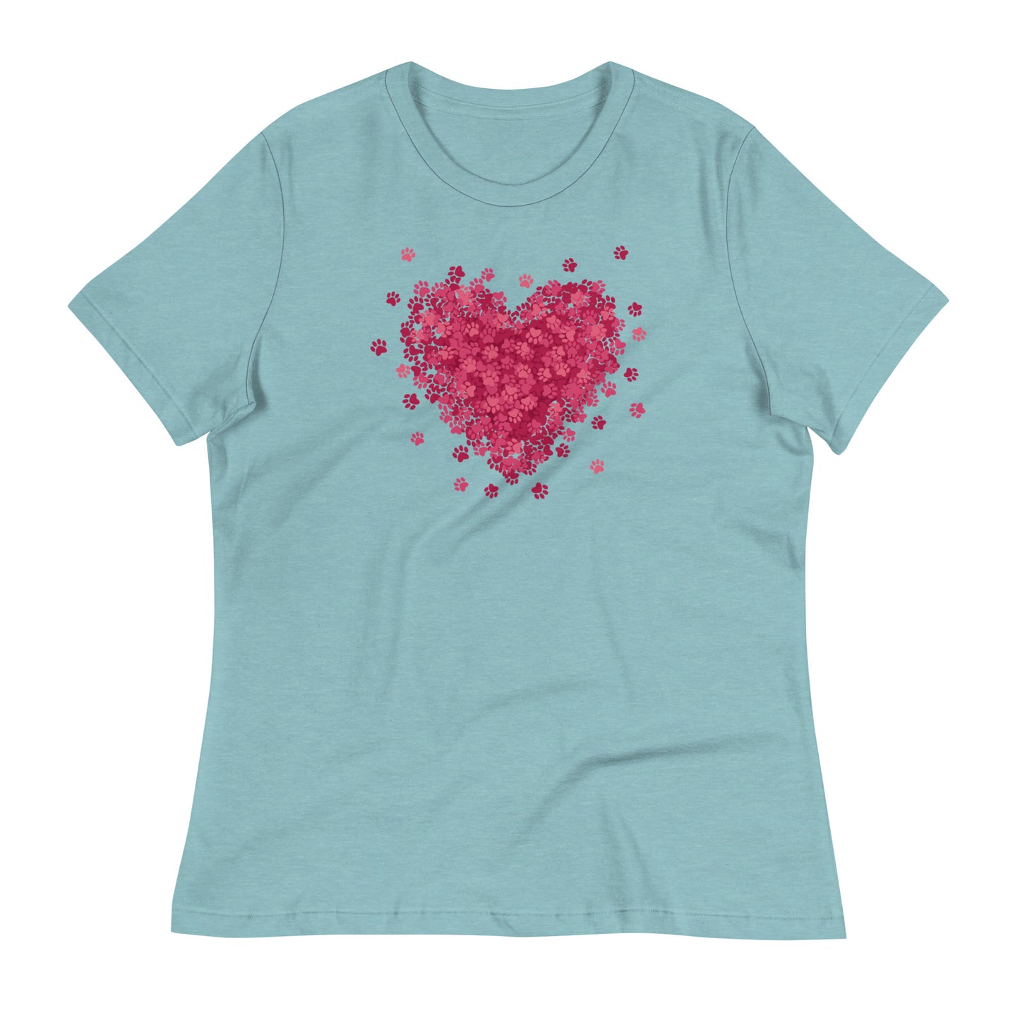 Bursting with Paw Love Women's Relaxed T-Shirt