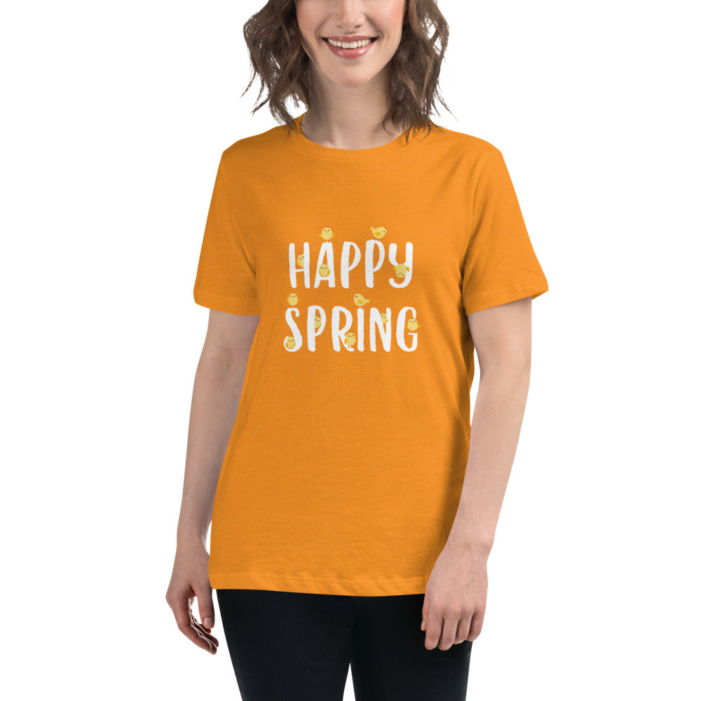 Hello Spring Chicks Women's Relaxed T-Shirt