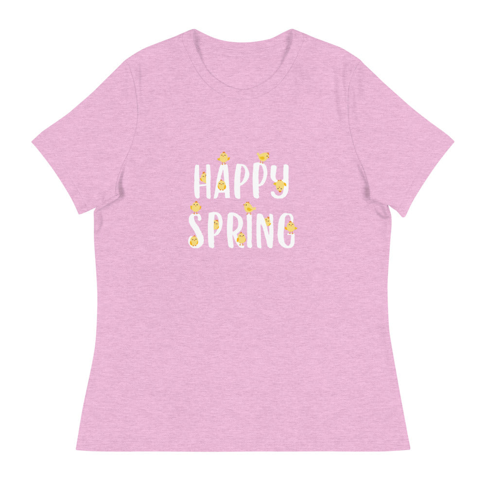 Hello Spring Chicks Women's Relaxed T-Shirt