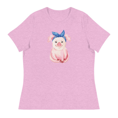 Pretty Pink Piglet Women's Relaxed T-Shirt