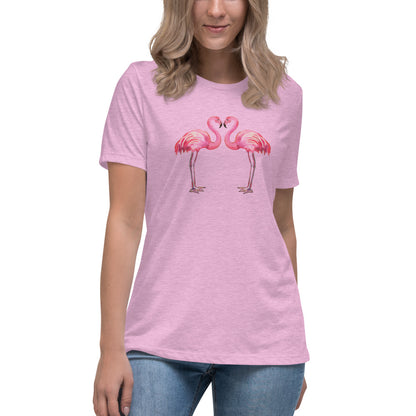 Flamingo Love Women's Relaxed T-Shirt