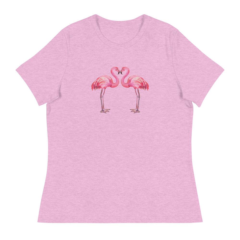 Flamingo Love Women's Relaxed T-Shirt