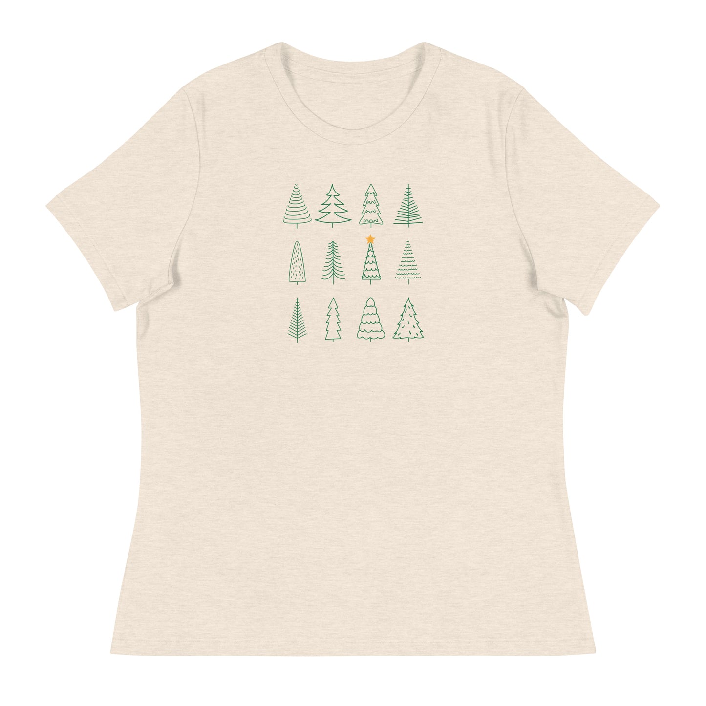 Christmas Trees Women's Relaxed T-Shirt