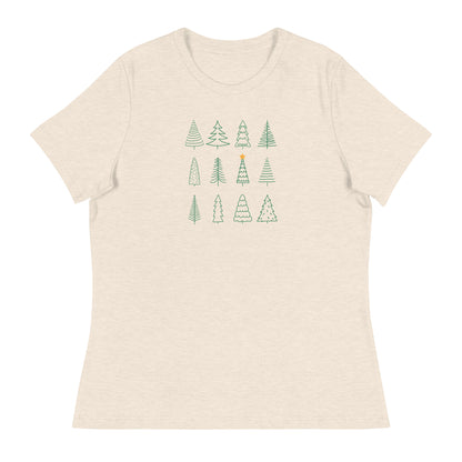 Christmas Trees Women's Relaxed T-Shirt