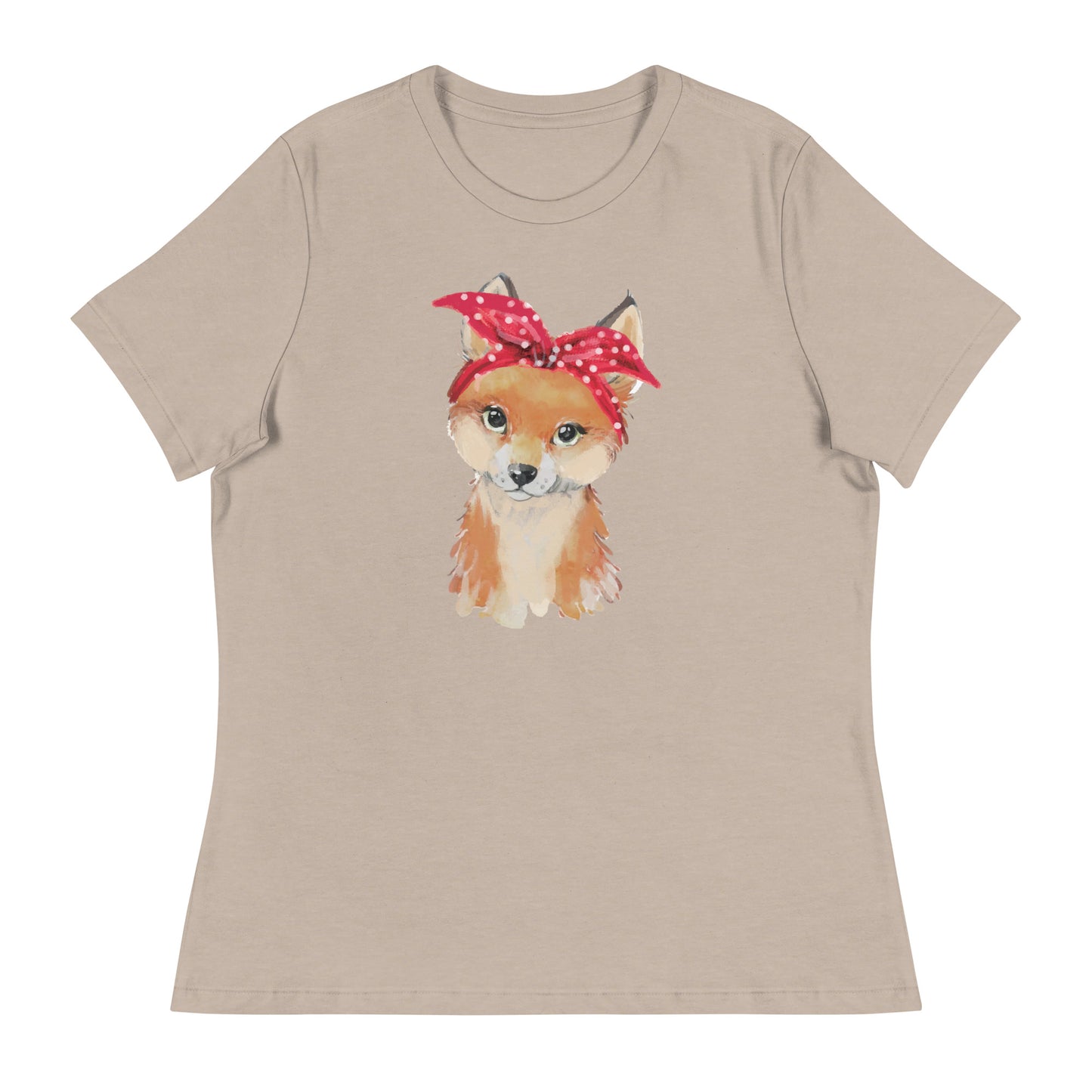 Shy and Sweet Fox Women's Relaxed T-Shirt