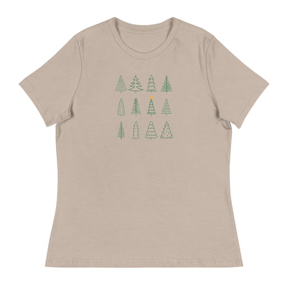 Christmas Trees Women's Relaxed T-Shirt