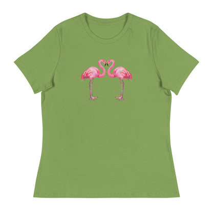 Flamingo Love Women's Relaxed T-Shirt