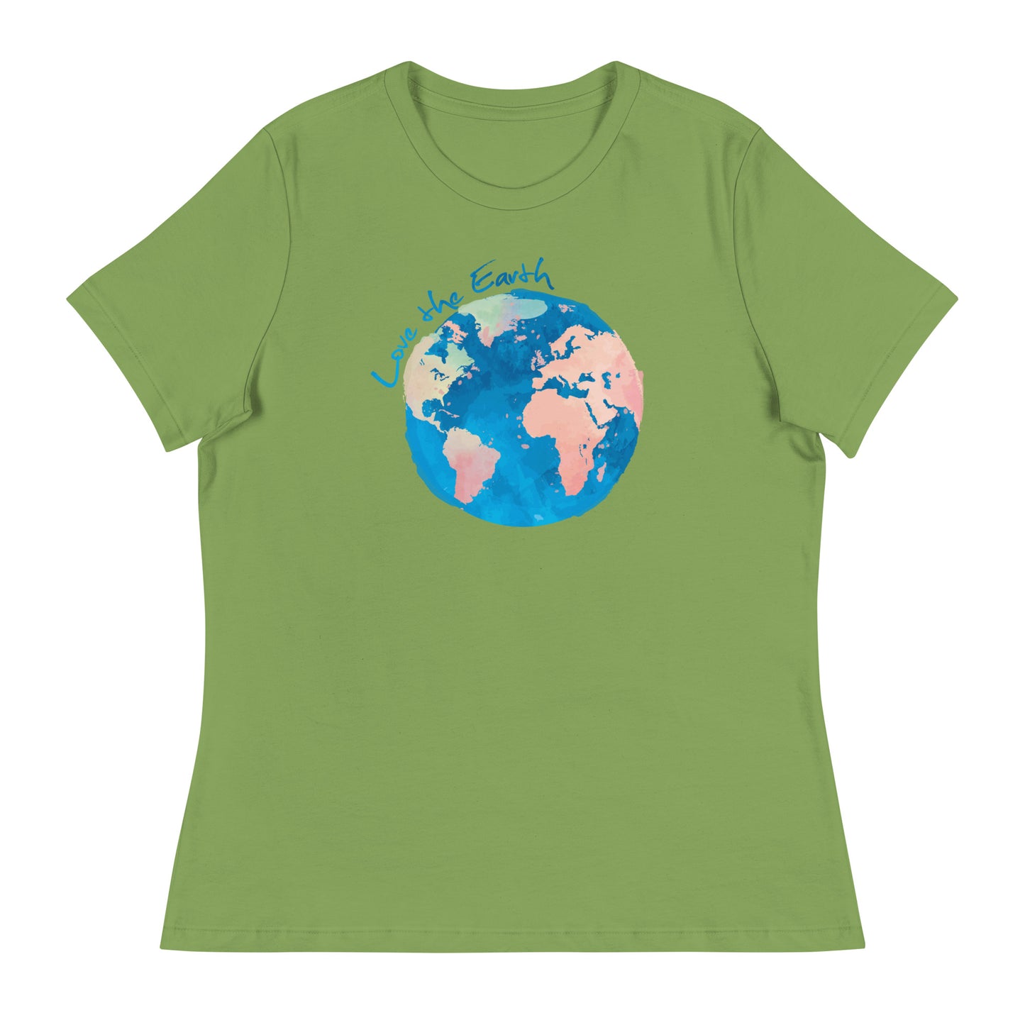 Watercolor Earth Women's Relaxed T-Shirt