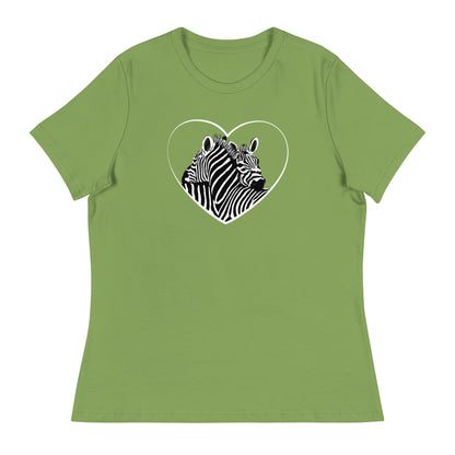 Hugging Zebras Women's Relaxed T-Shirt