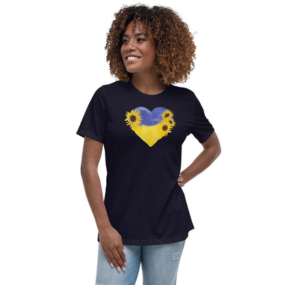 Love For Ukraine Sunflowers Women's Relaxed T-Shirt