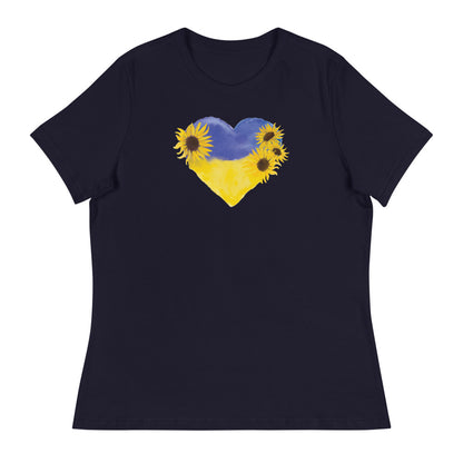 Love For Ukraine Sunflowers Women's Relaxed T-Shirt