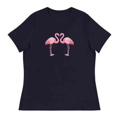 Flamingo Love Women's Relaxed T-Shirt