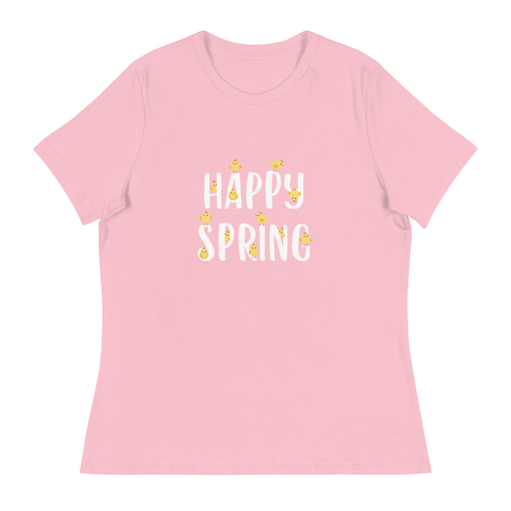 Hello Spring Chicks Women's Relaxed T-Shirt