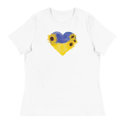 Love For Ukraine Sunflowers Women's Relaxed T-Shirt