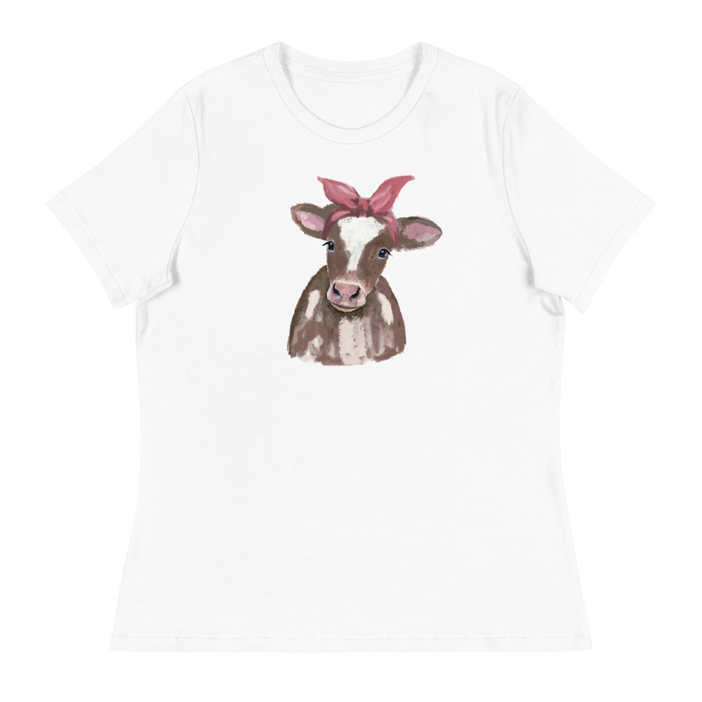 Cute Cow Women's Relaxed T-Shirt