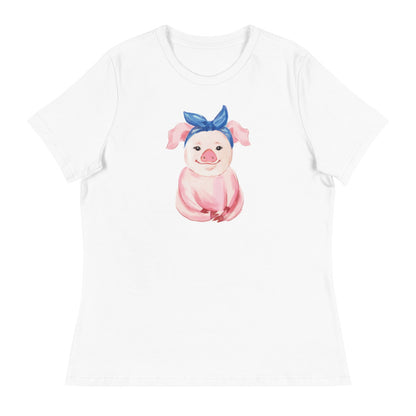 Pretty Pink Piglet Women's Relaxed T-Shirt