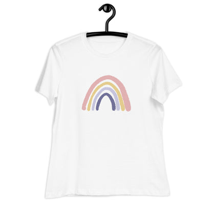 Watercolor Rainbow Women's Relaxed T-Shirt