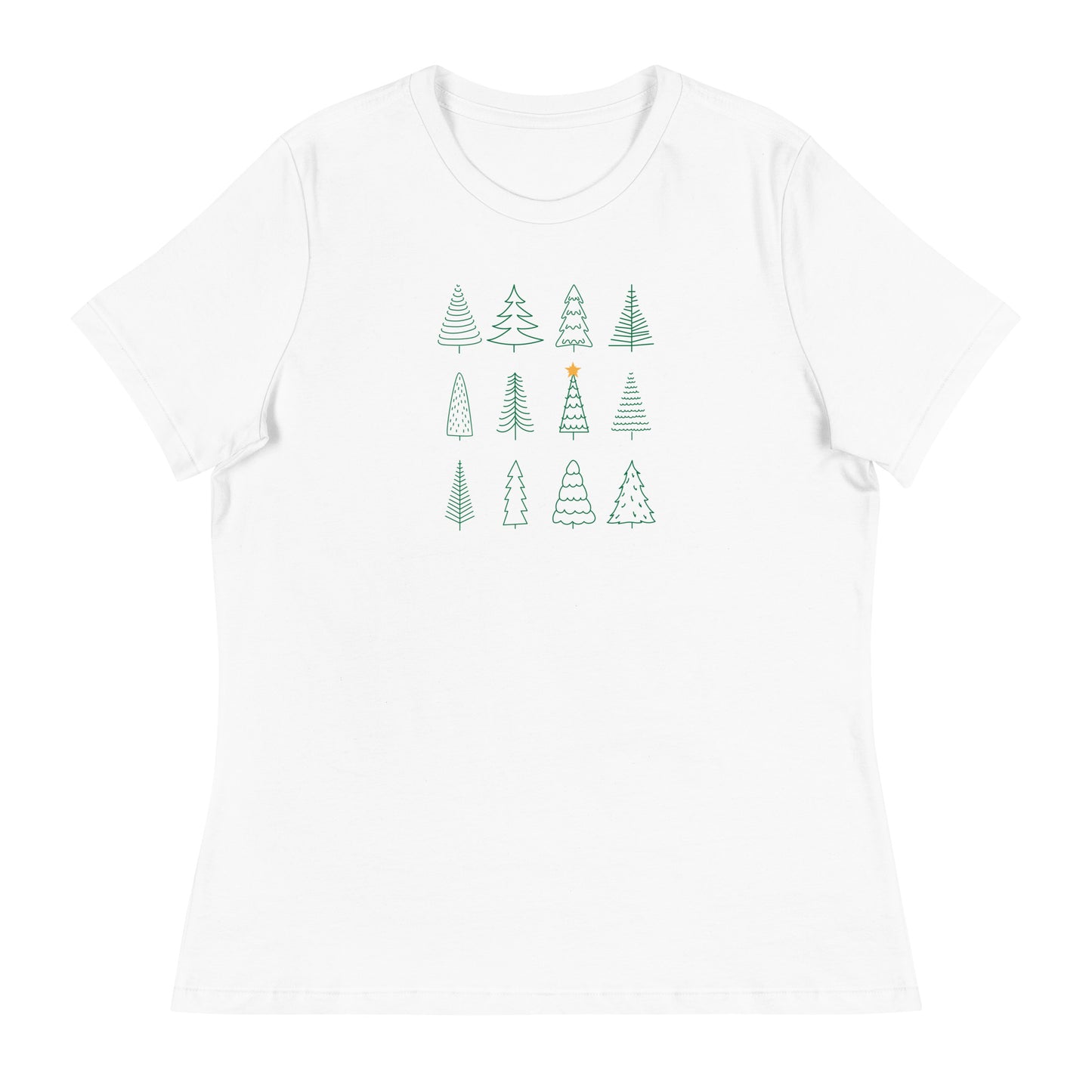 Christmas Trees Women's Relaxed T-Shirt