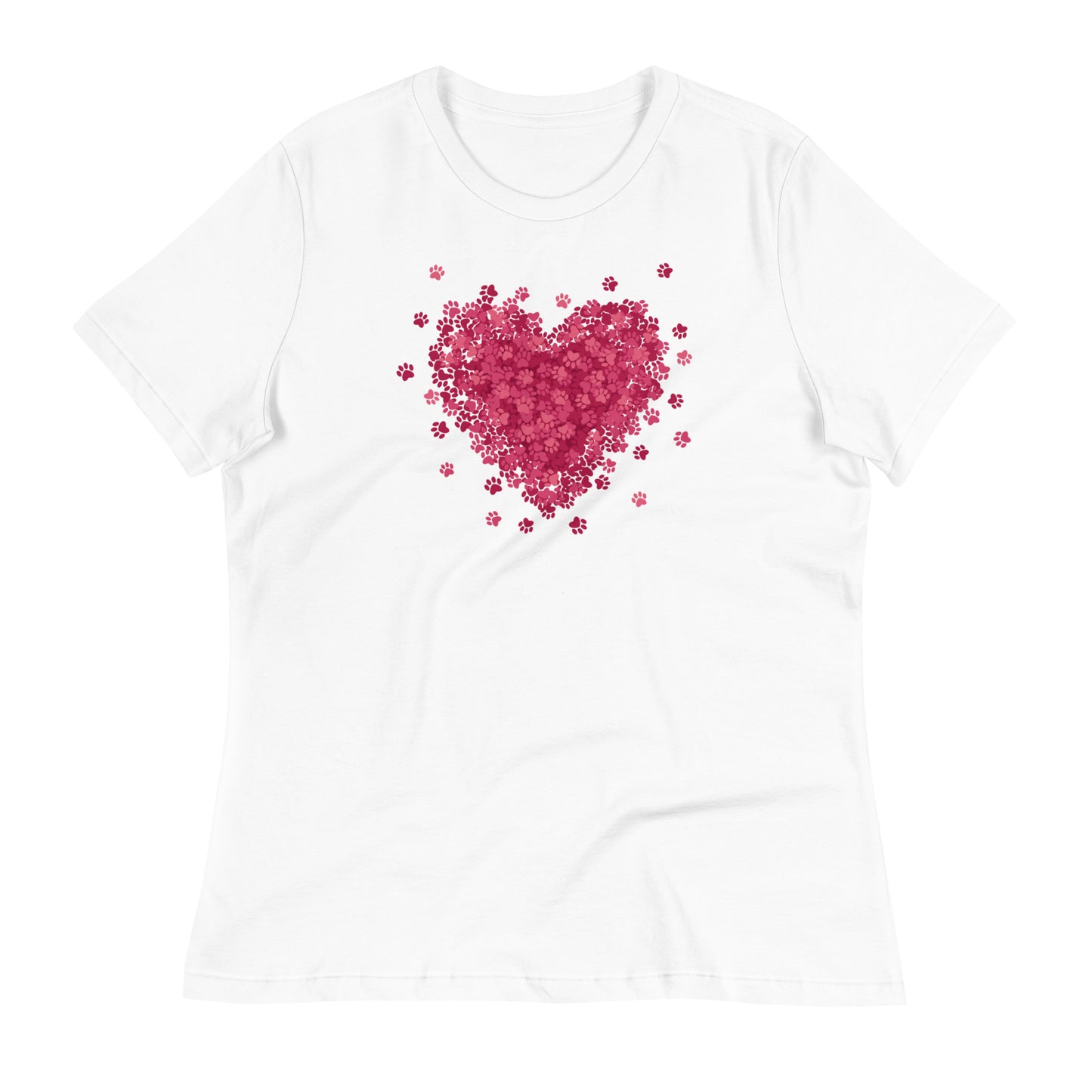 Bursting with Paw Love Women's Relaxed T-Shirt